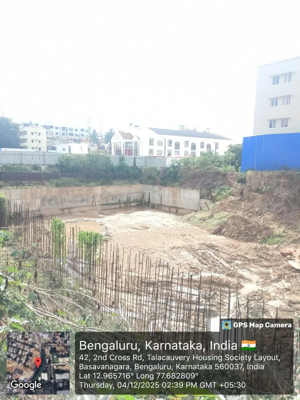 Sidvin Celeste: Site photo filed with Karnataka RERA