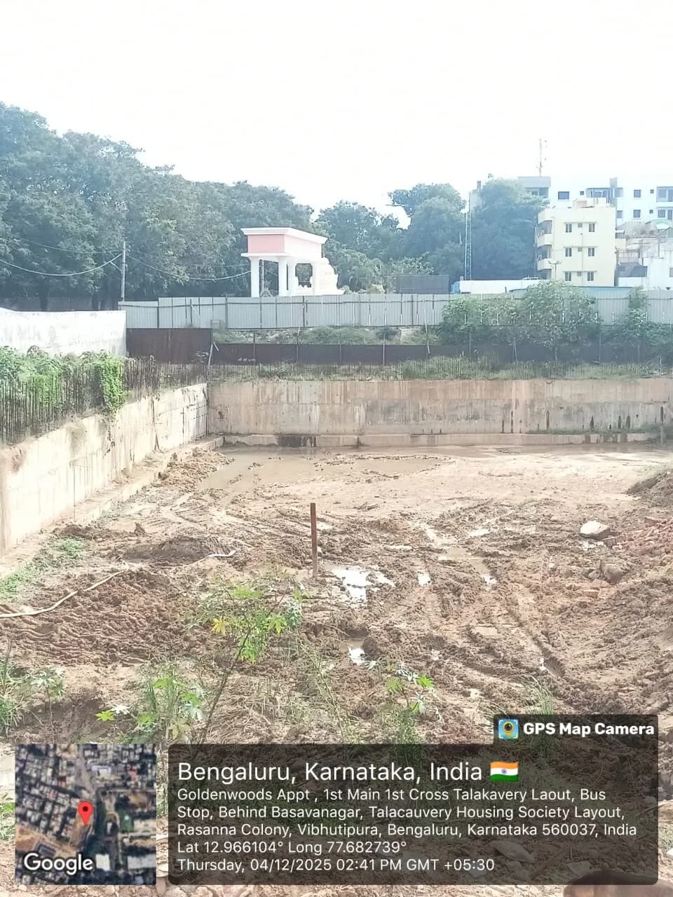 Sidvin Celeste: Site photo filed with Karnataka RERA