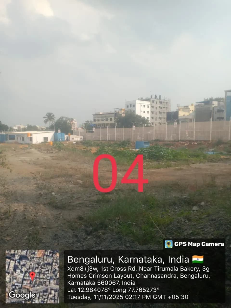 The Loft: Site photo filed with Karnataka RERA