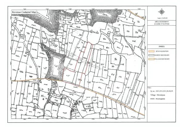 Manidvipa: Village Map Demarcation.pdf (filed with Karnataka RERA)