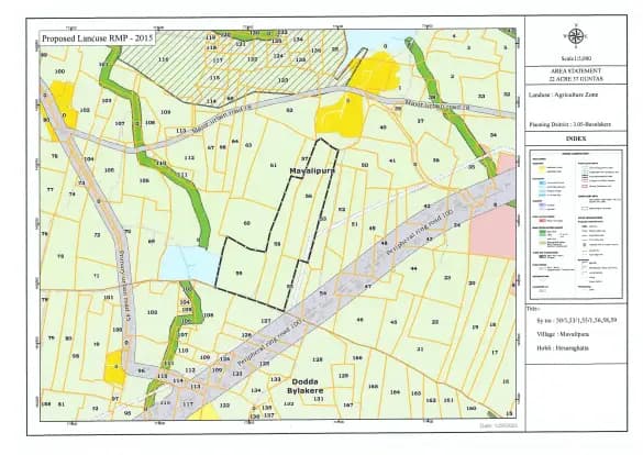 Manidvipa: CDP Map Demarcation.pdf (filed with Karnataka RERA)