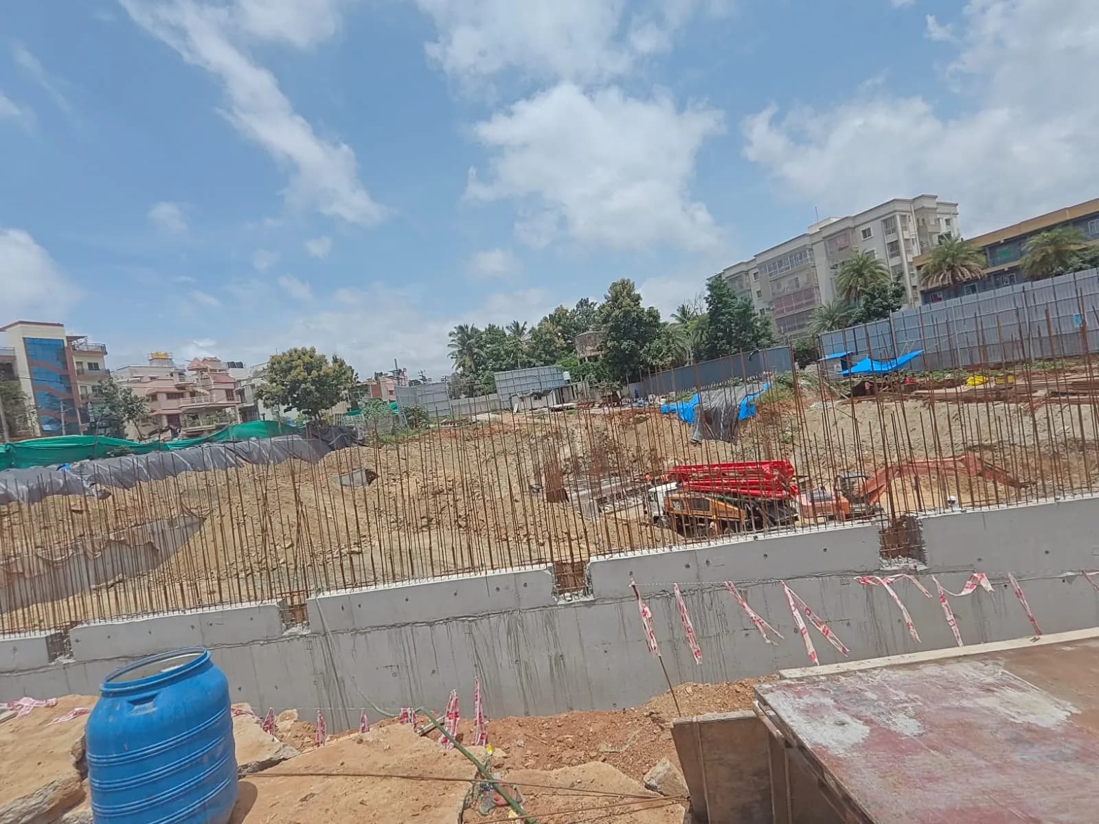 Posch: Site photo filed with Karnataka RERA