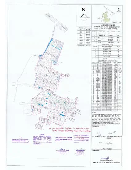 SJR Vivo City Phase 1: Approved Layout Plan/Demarcation Plan (filed with Karnataka RERA)
