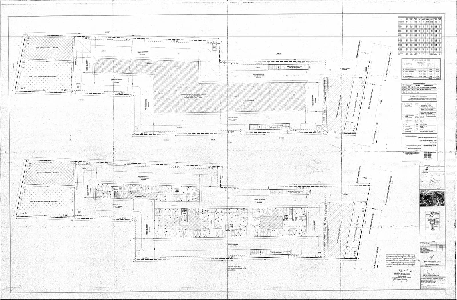 DS Max Sky Sampadha: Approved Building Plan (filed with Karnataka RERA)