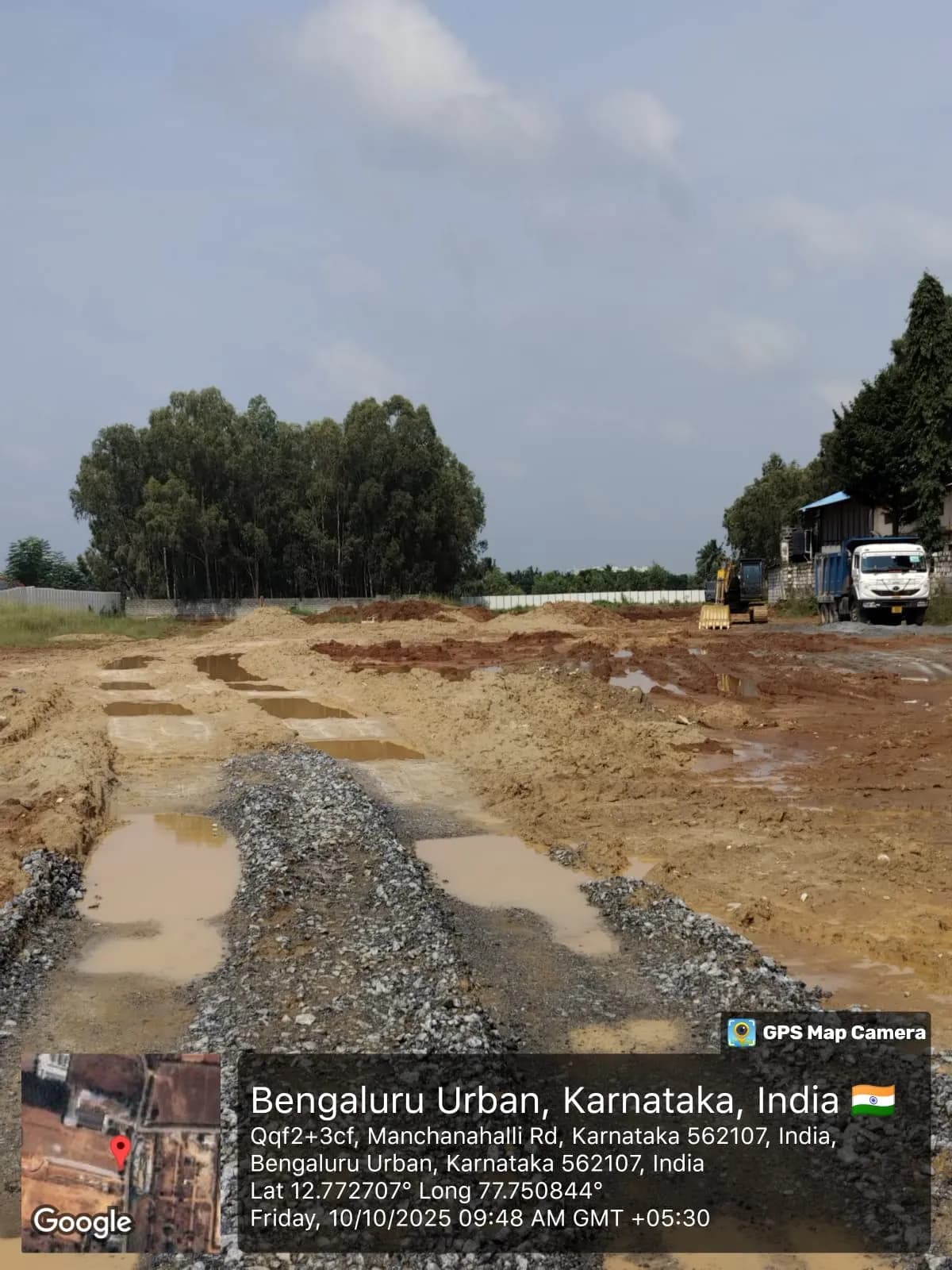 DS Max Sky Sampadha: Site photo filed with Karnataka RERA