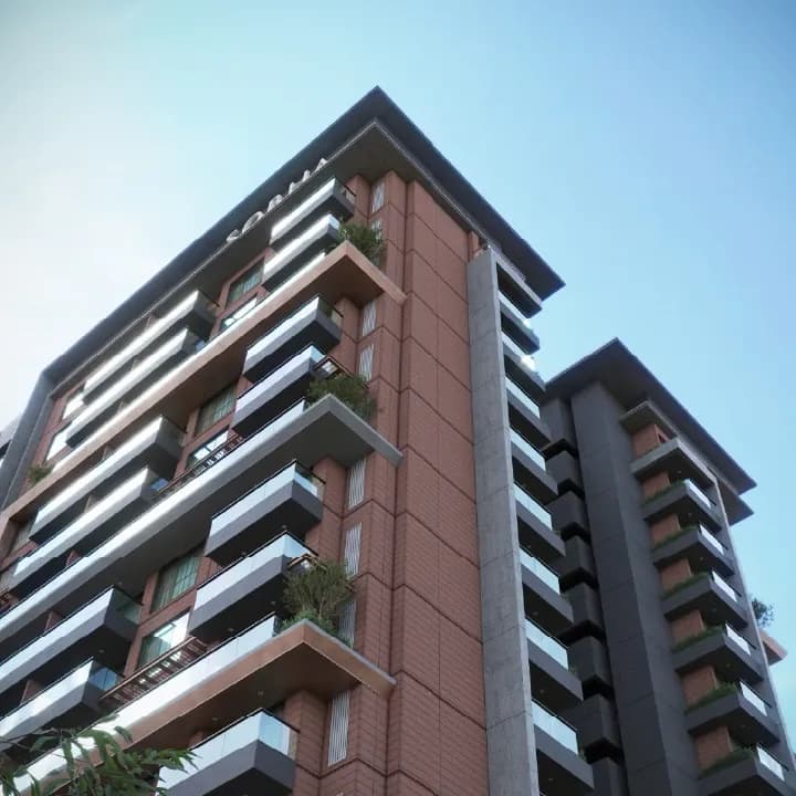 Sobha Altair: Building elevation architectural view