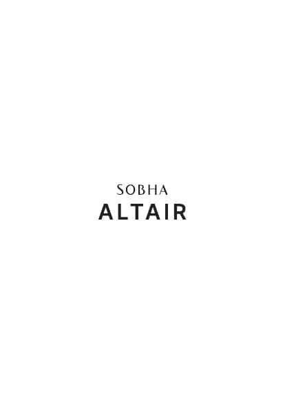 Sobha Altair: Brochure, page 1 (filed with Karnataka RERA)