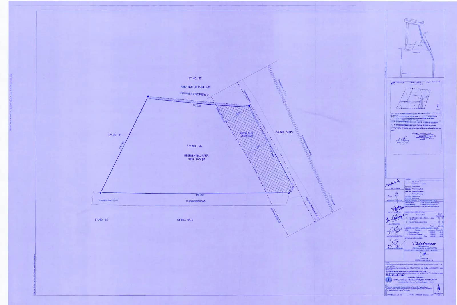 Sobha Altair: Single layout Plan_25 08 2025.pdf (filed with Karnataka RERA)