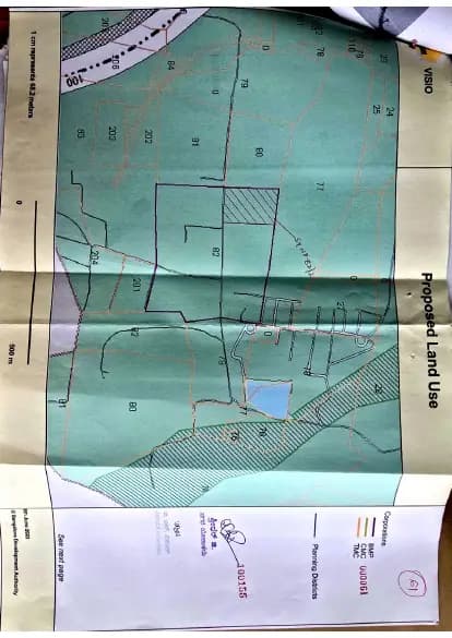 Elegant Mystic Elite: 2) Demarcation of proposed land in Approved Master plan  (filed with Karnataka RERA)