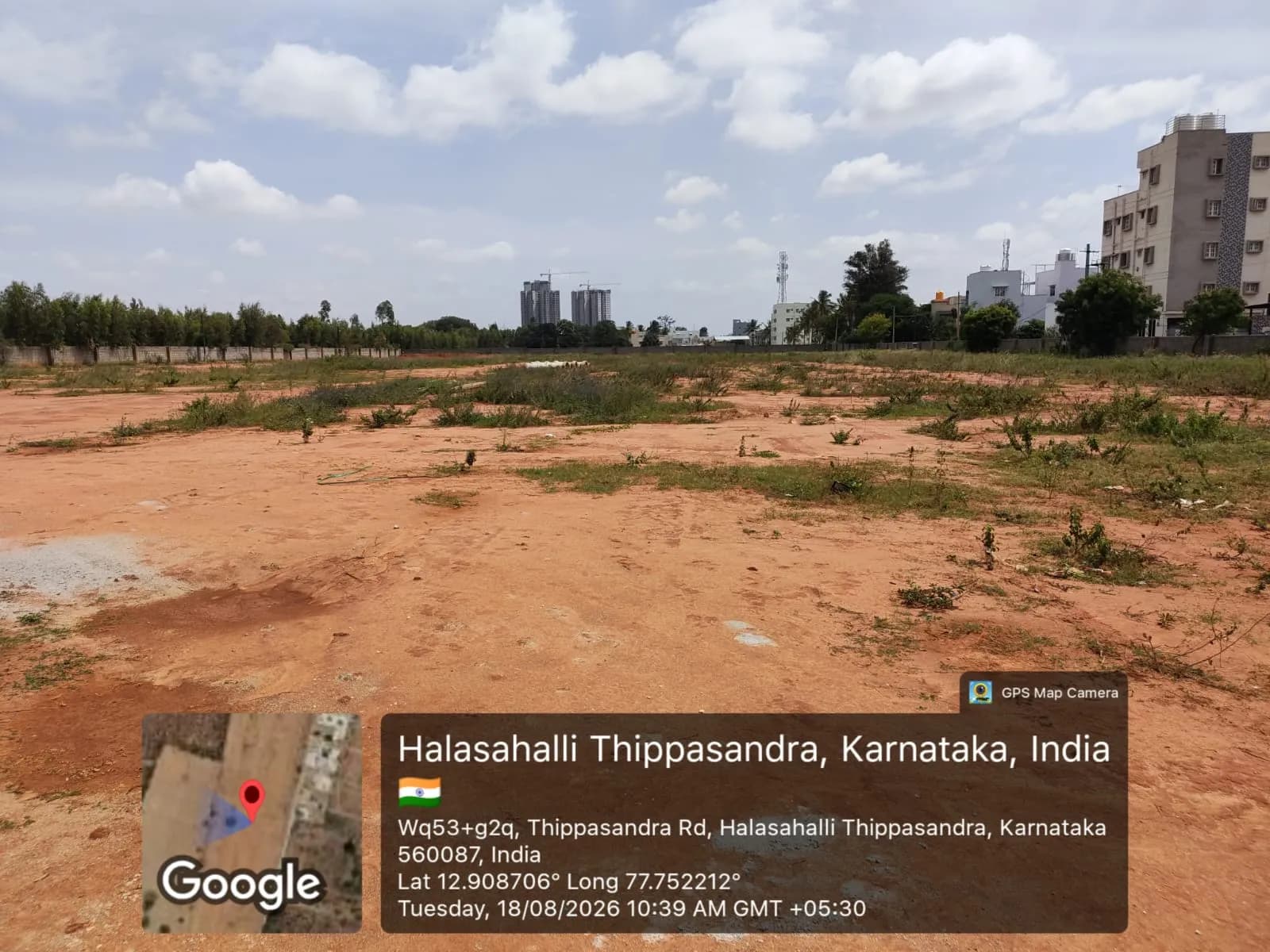 NVT Whispering Hues: Site photo filed with Karnataka RERA