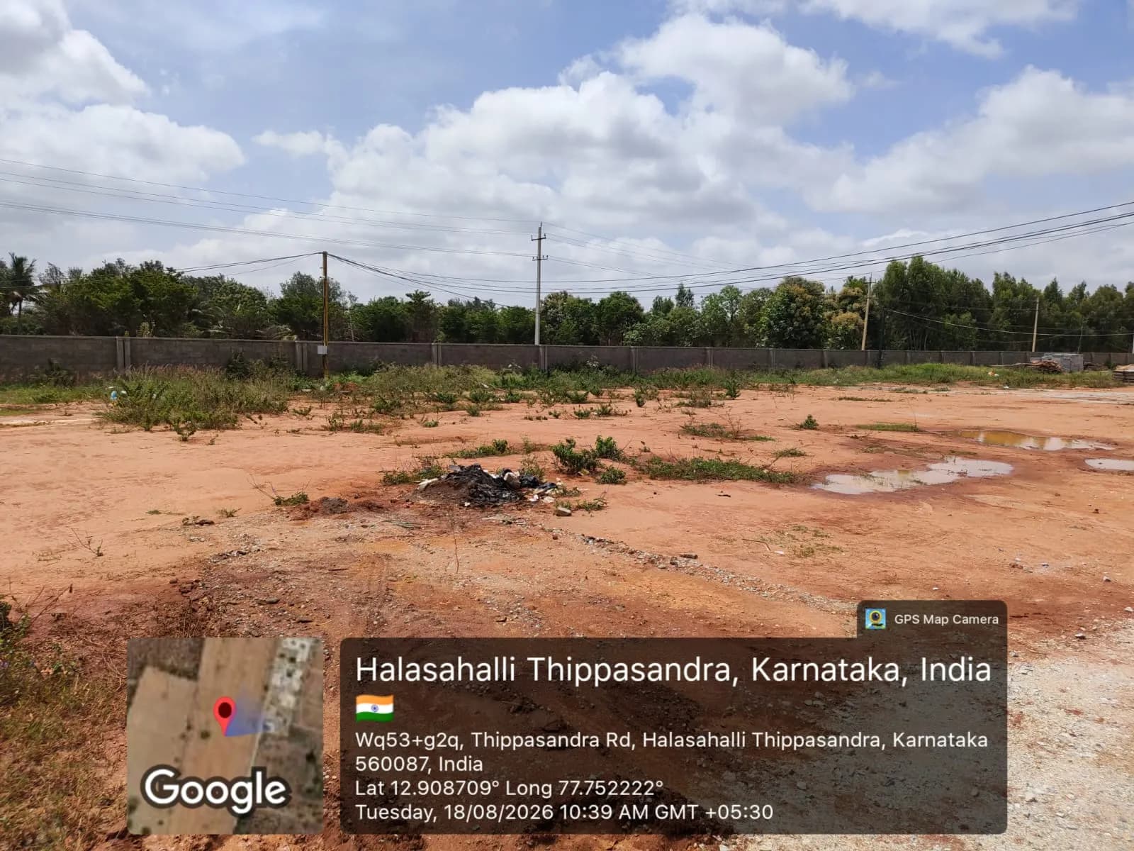 NVT Whispering Hues: Site photo filed with Karnataka RERA
