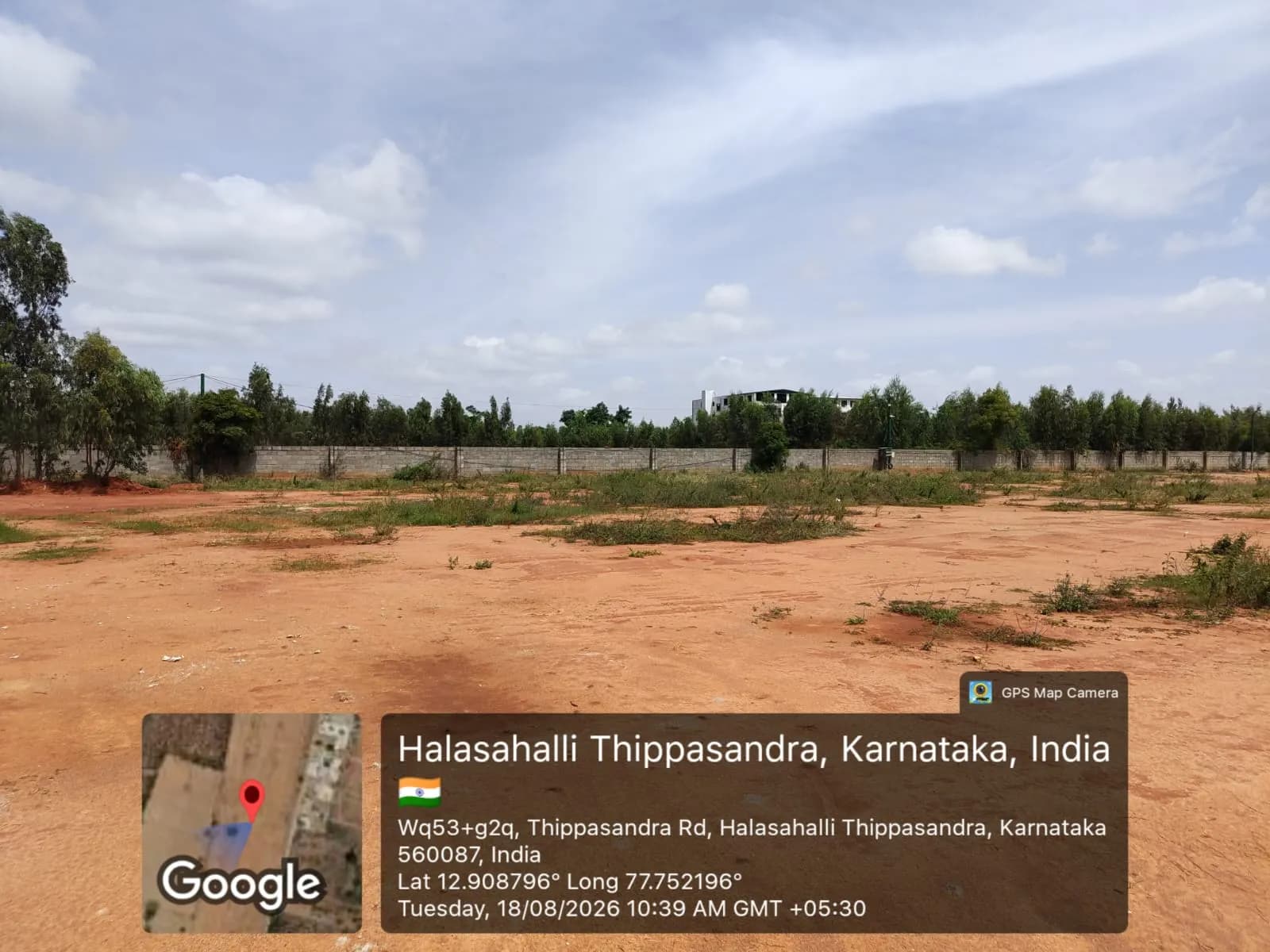 NVT Whispering Hues: Site photo filed with Karnataka RERA