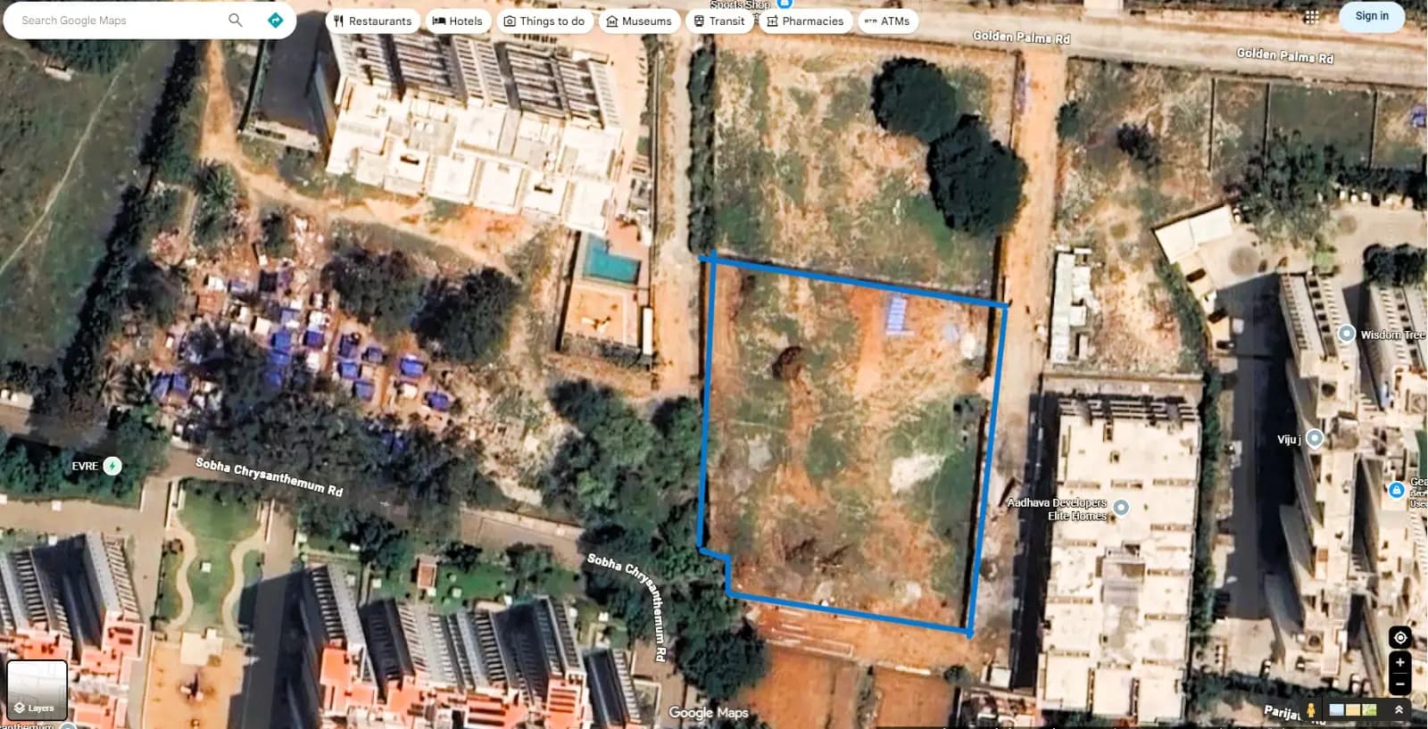 Baldota Summit: Google Demarcation.jpeg (filed with Karnataka RERA)