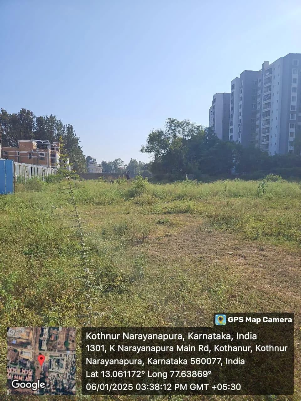 Baldota Summit: Site photo filed with Karnataka RERA