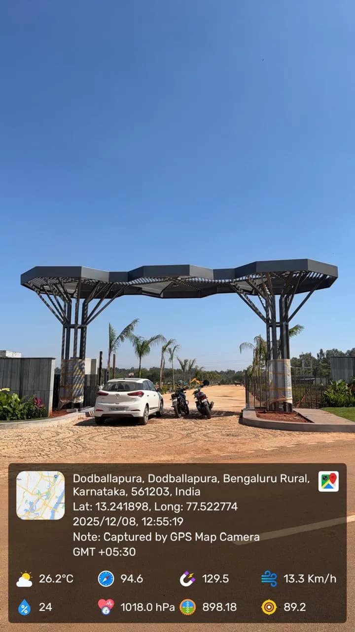 The Silver Lake Phase 1: Site photo filed with Karnataka RERA