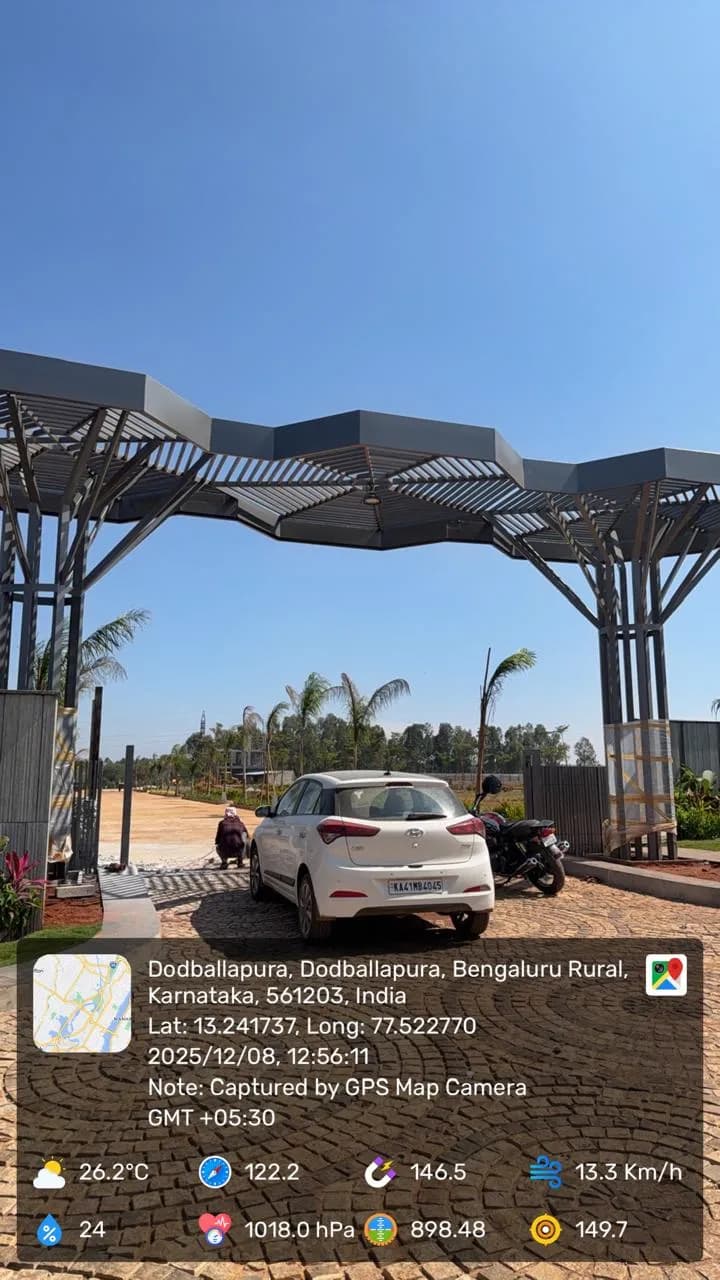 The Silver Lake Phase 1: Site photo filed with Karnataka RERA