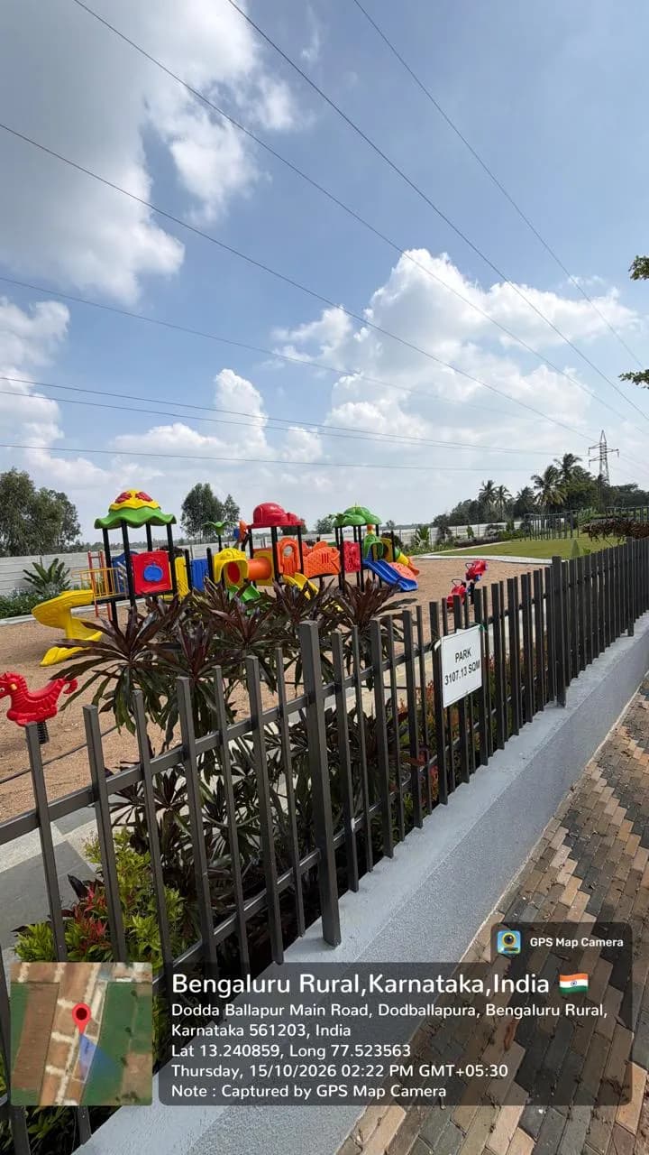 The Silver Lake Phase 1: Site photo filed with Karnataka RERA