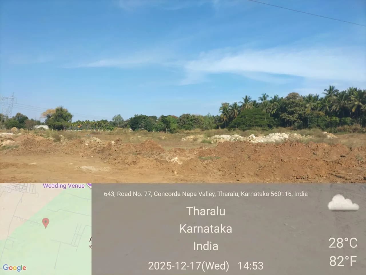 Shravanthi Atmosphere: Site photo filed with Karnataka RERA