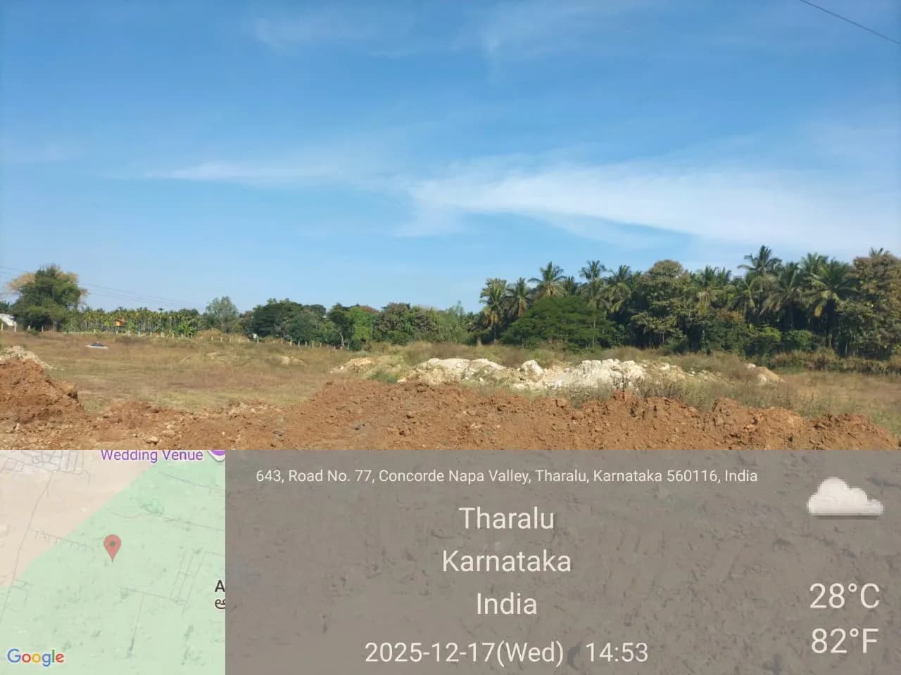 Shravanthi Atmosphere: Site photo filed with Karnataka RERA