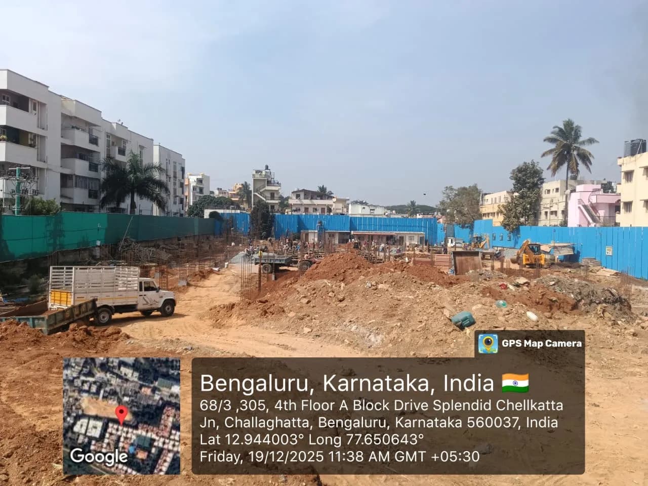 Jeya Green Horizon: Site photo filed with Karnataka RERA