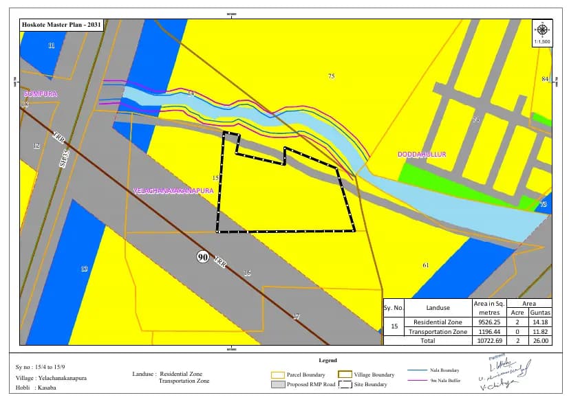 Green Park: CDP Map Demarcation.pdf (filed with Karnataka RERA)