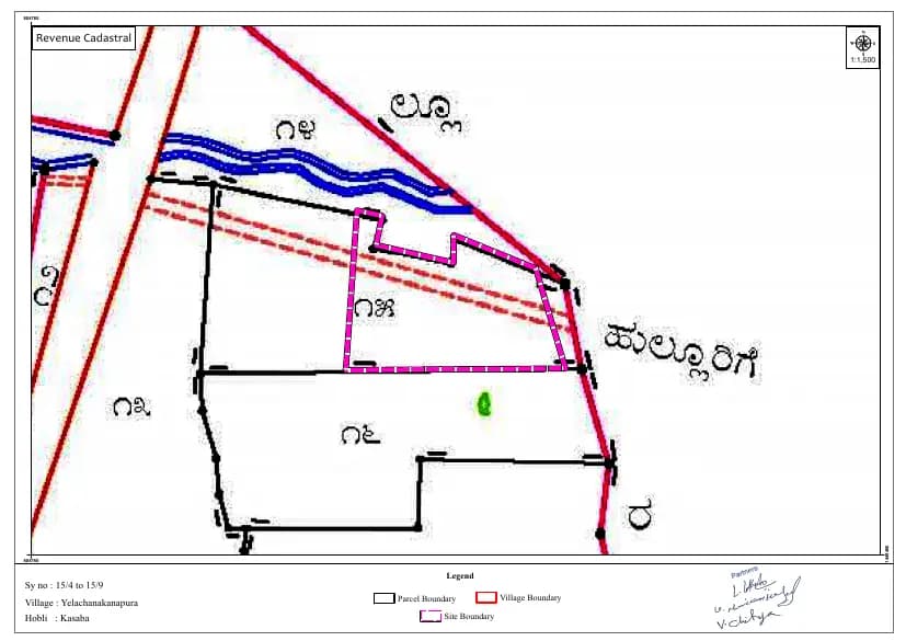 Green Park: Village Map Demarcation.pdf (filed with Karnataka RERA)