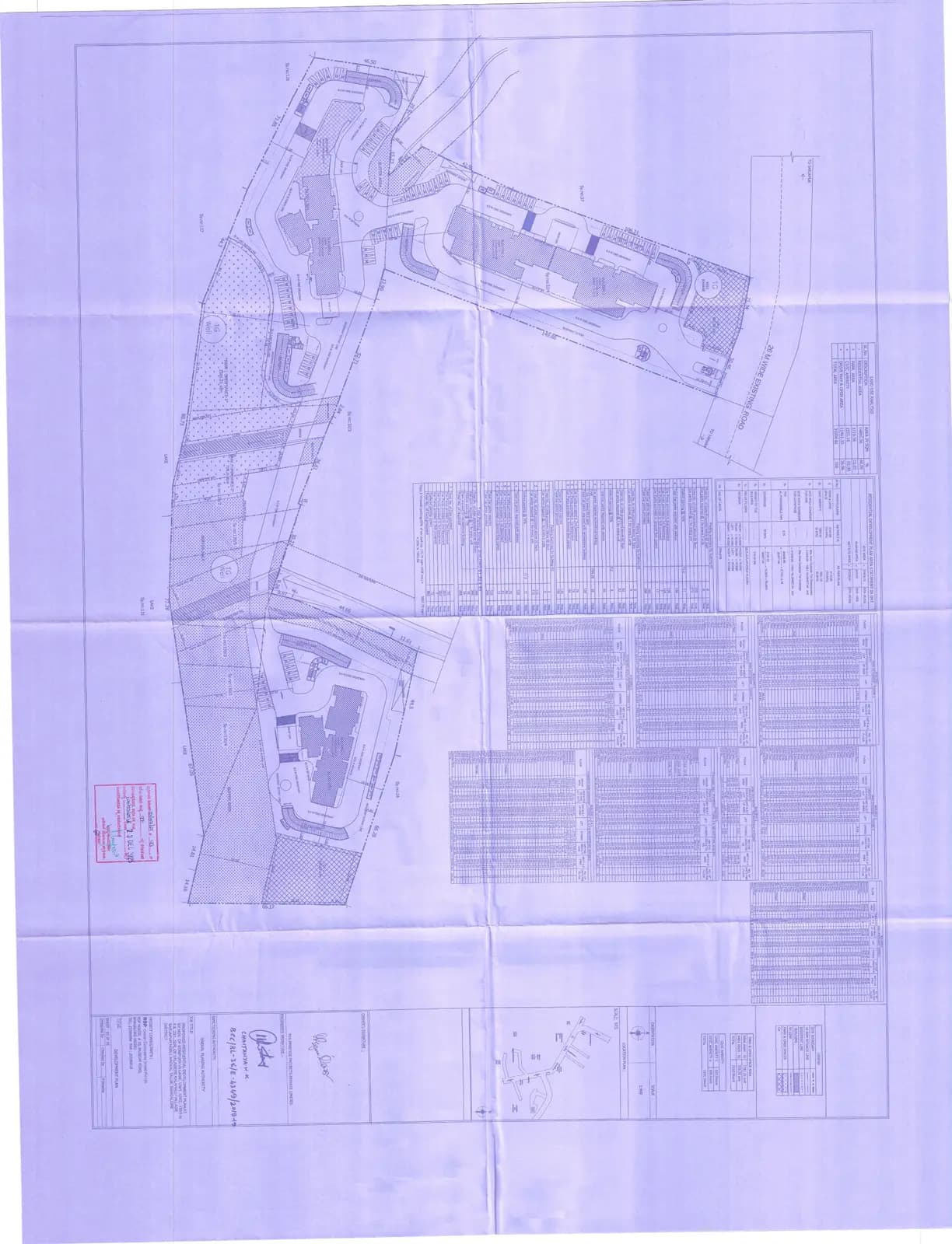 Eaton Park @ The Prestige City: Approved Building Plan (filed with Karnataka RERA)