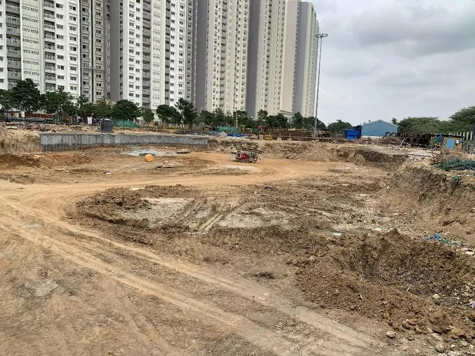 Eaton Park @ The Prestige City: Site photo filed with Karnataka RERA