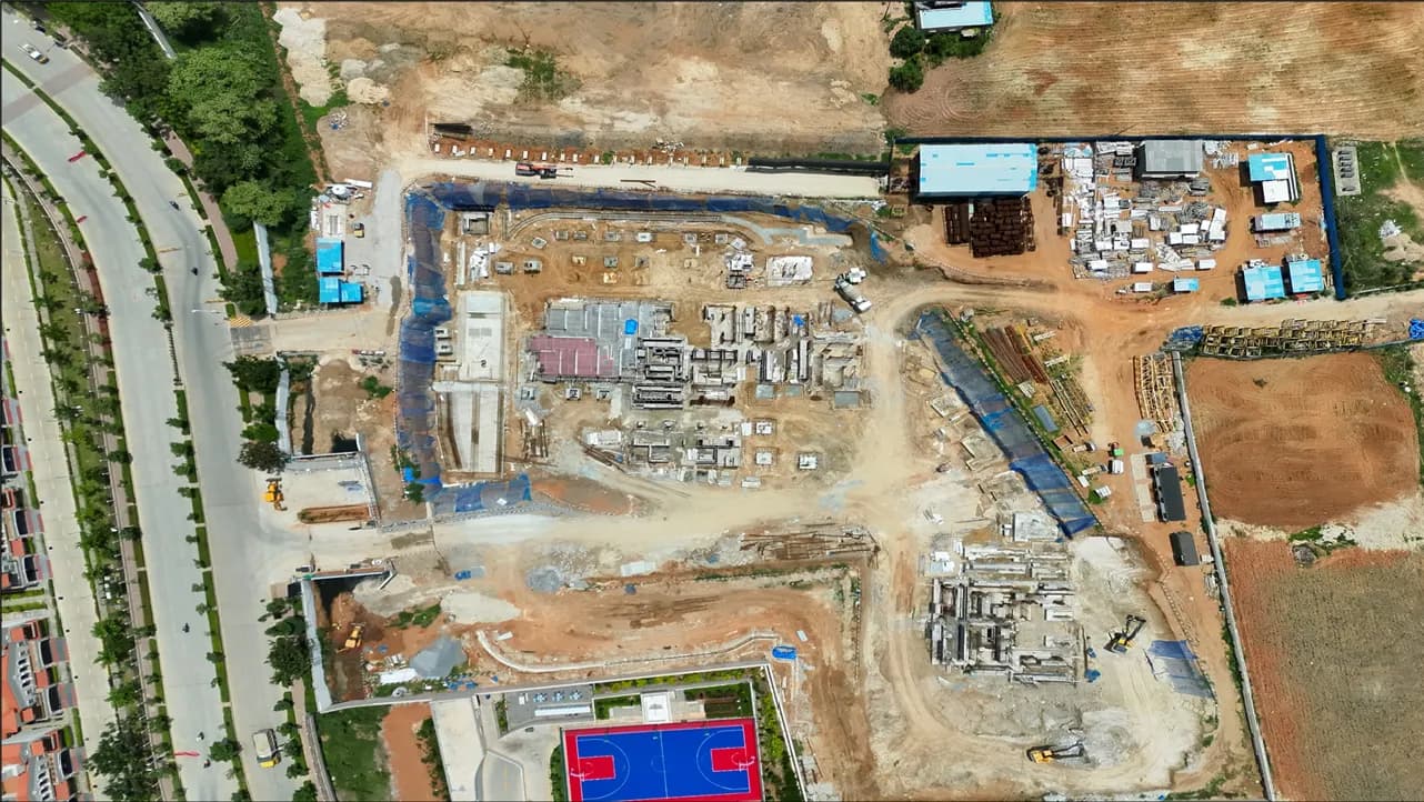 Fernvale @ The Prestige City: Site photo filed with Karnataka RERA