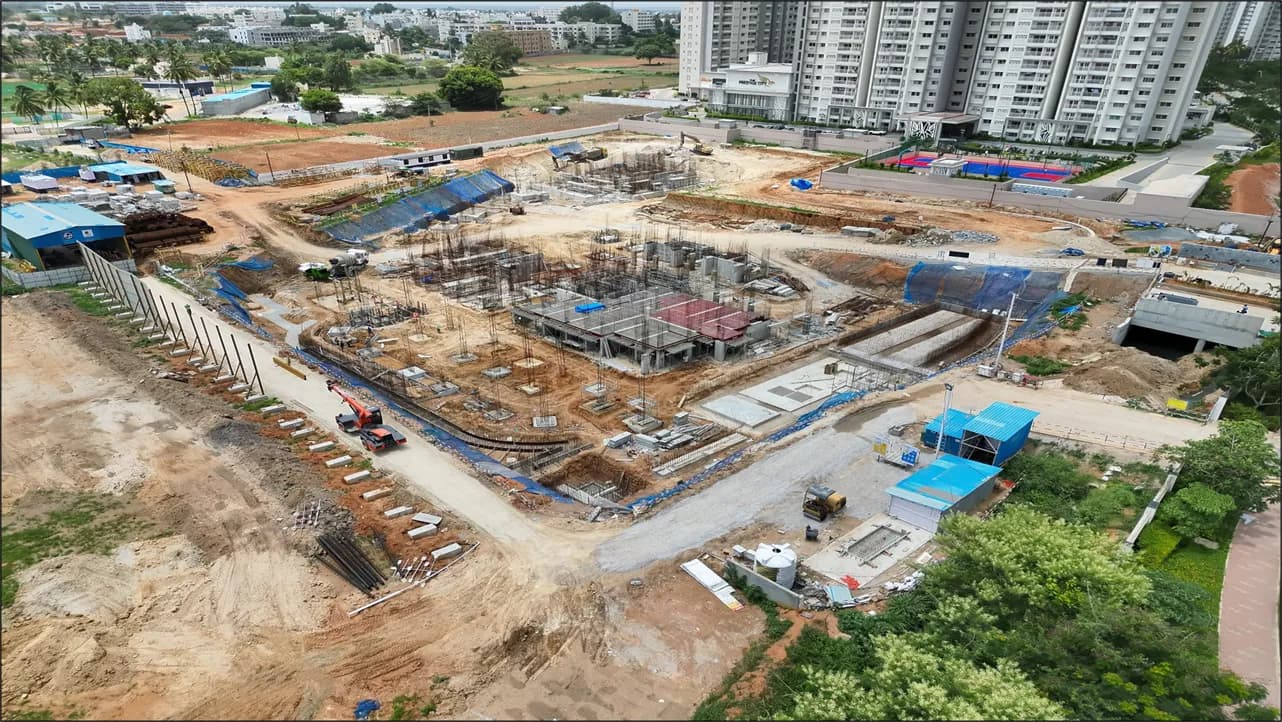 Fernvale @ The Prestige City: Site photo filed with Karnataka RERA