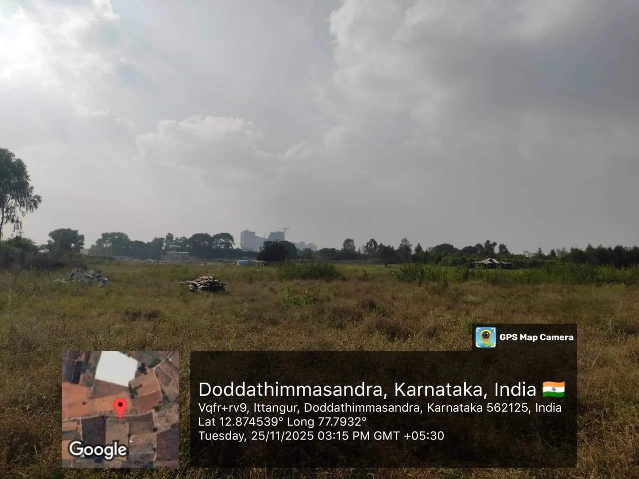 The Grand County Address: Site photo filed with Karnataka RERA
