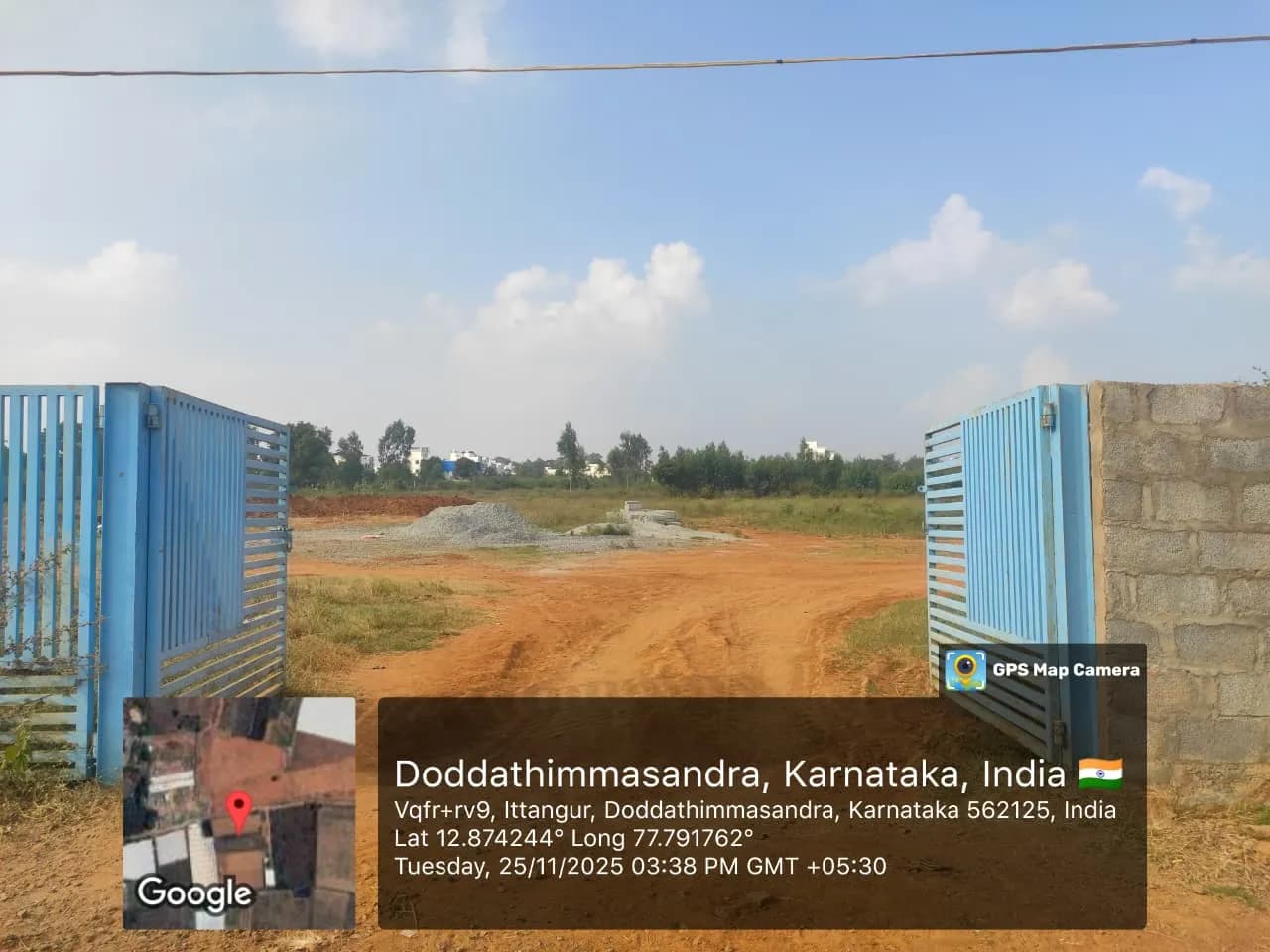 The Grand County Address: Site photo filed with Karnataka RERA