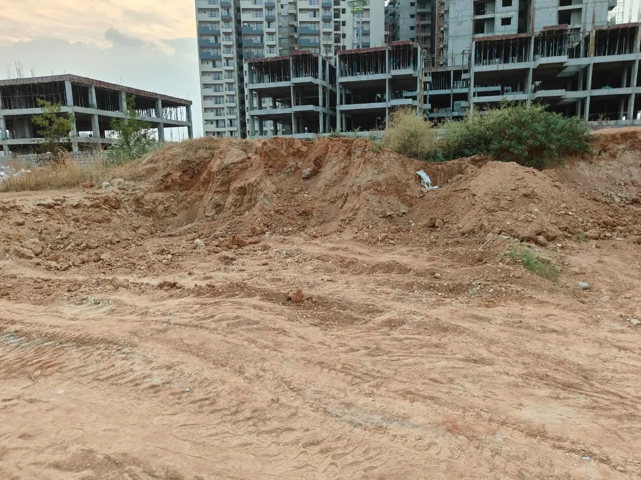 PSR Platinum: Site photo filed with Karnataka RERA
