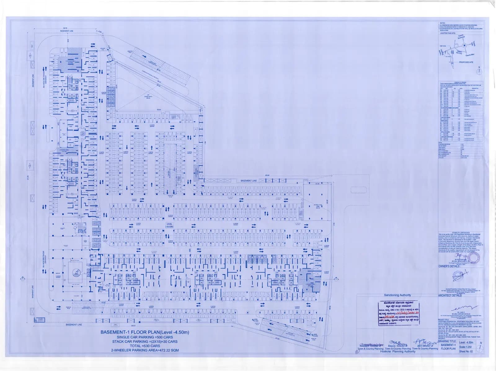 Godrej Parkshire: Building Plan Sheet 02.pdf (filed with Karnataka RERA)