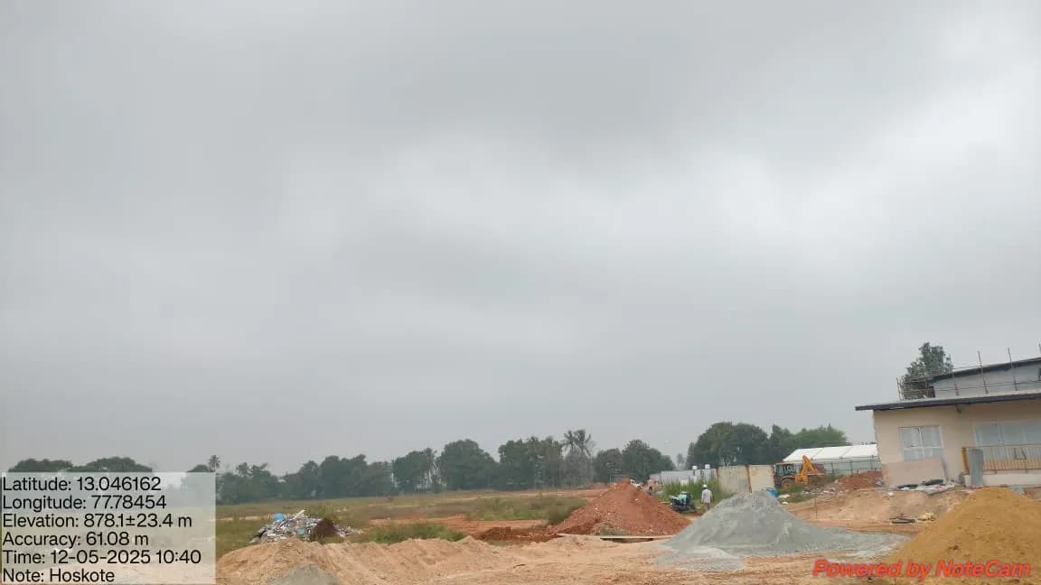 Godrej Parkshire: Site photo filed with Karnataka RERA