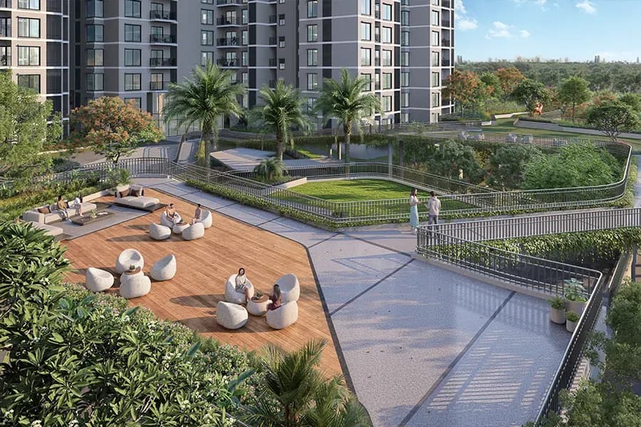 Sattva Aangane: Clubhouse and community gathering spaces (artist’s impression)
