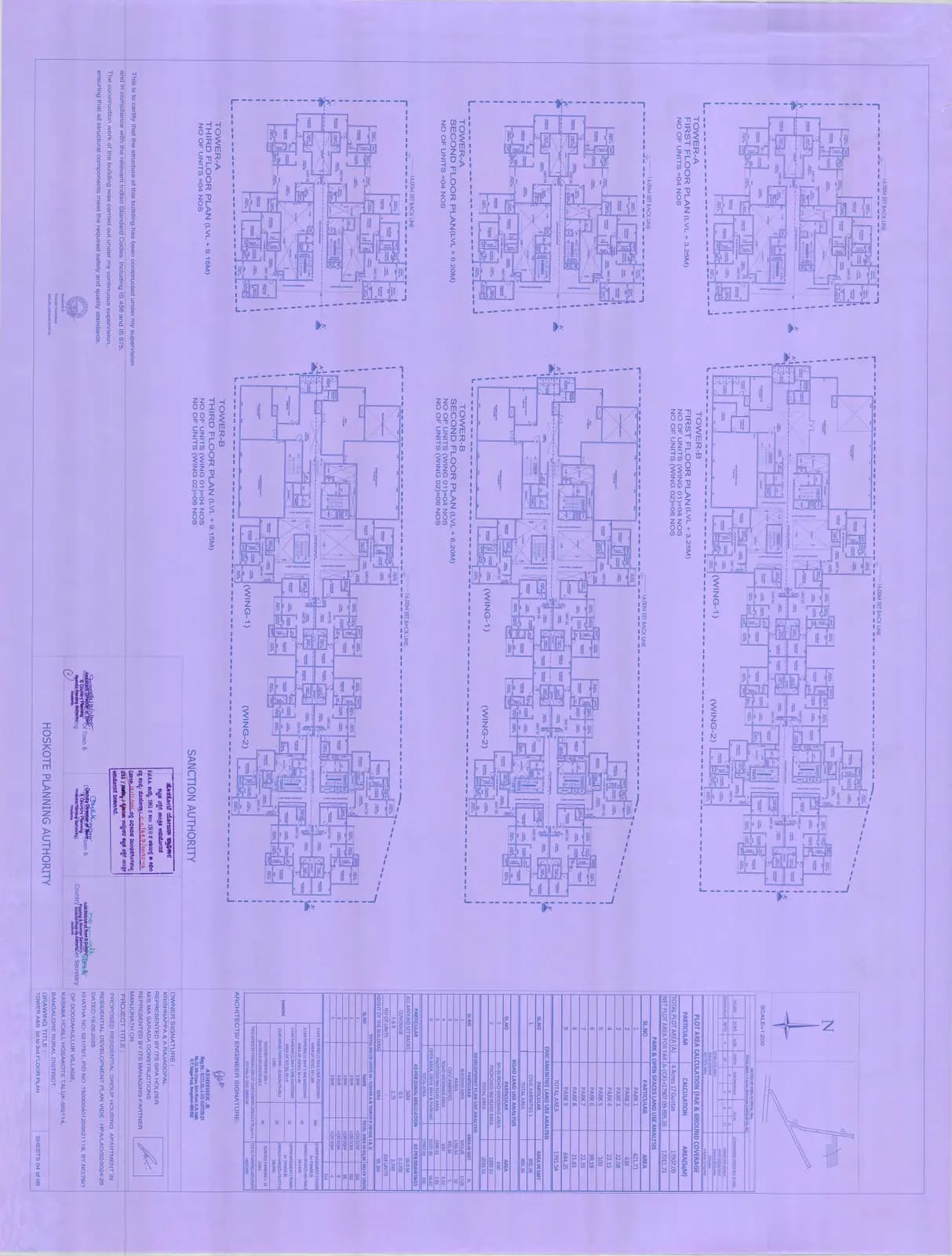 House Of Sapiens: Ma Sarada Constructions 1st 2nd 3rd floor Plan.pdf (filed with Karnataka RERA)
