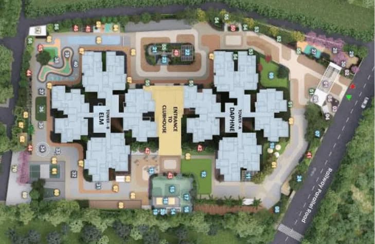 Master plan of Sumadhura Solea residential enclave (artist’s impression)