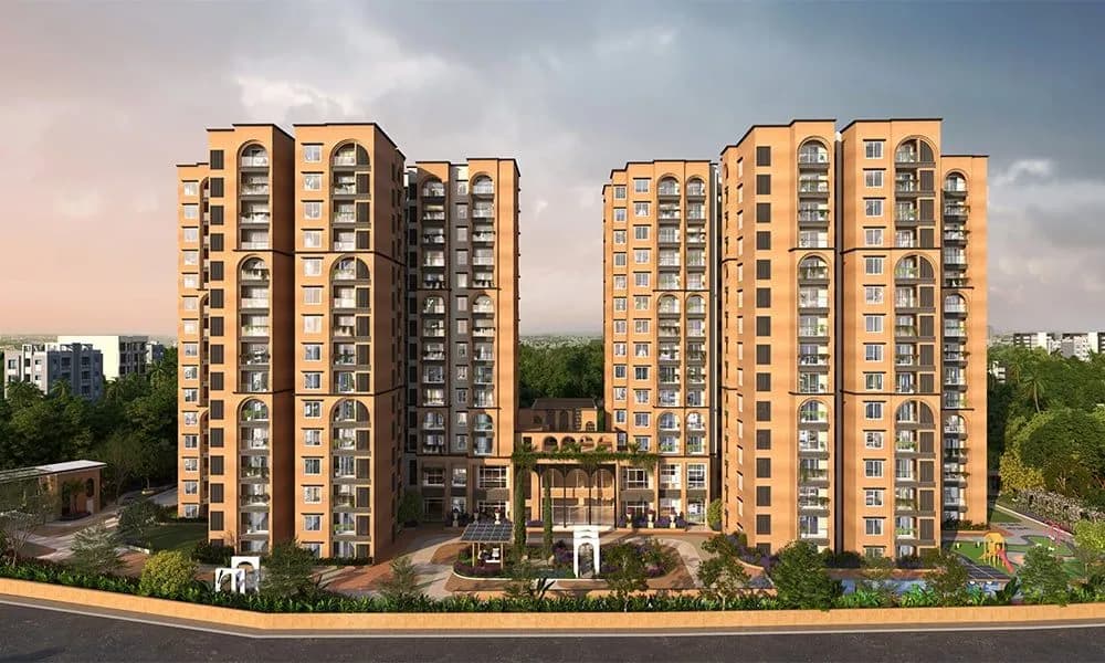 Sumadhura Solea: Front view of residential building (artist’s impression)