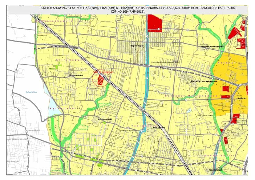 Sumadhura Solea: Demarcation Site Location in CDP.pdf (filed with Karnataka RERA)