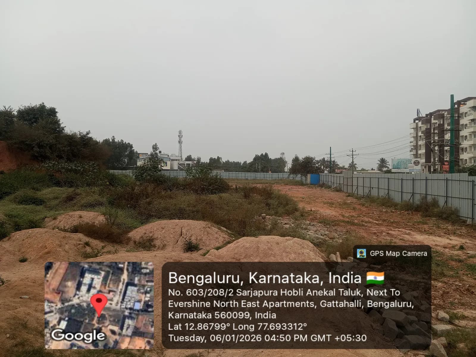 Assetz Muse & Maison: Site photo filed with Karnataka RERA
