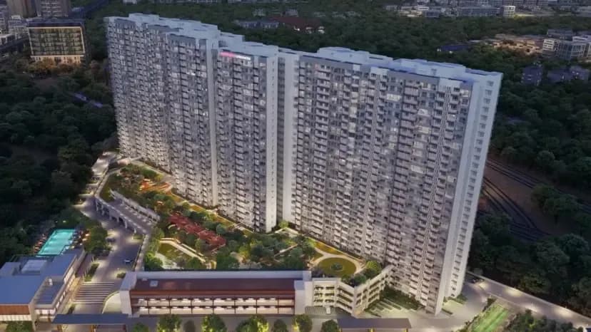 Mahindra Blossom: Positive Energy wrapped in greens project exterior (artist’s impression)