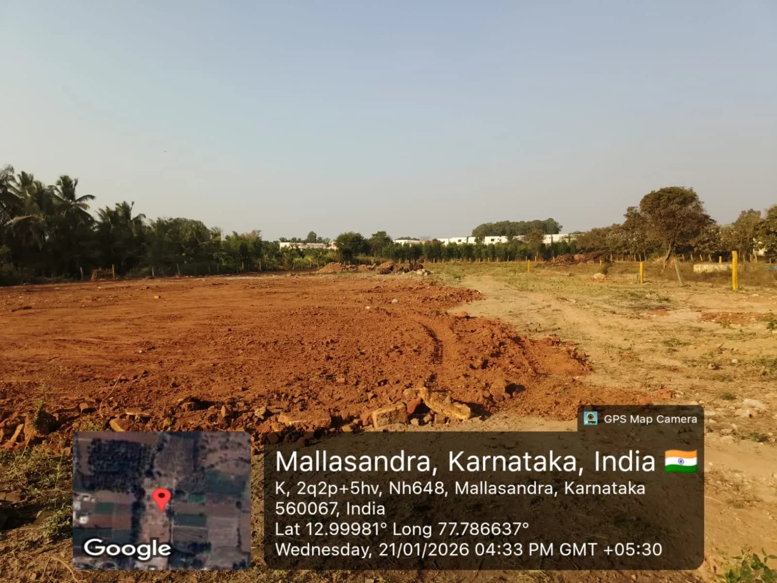 Sisira Park: Site photo filed with Karnataka RERA
