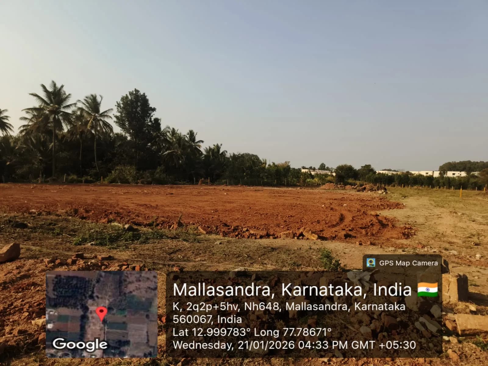 Sisira Park: Site photo filed with Karnataka RERA