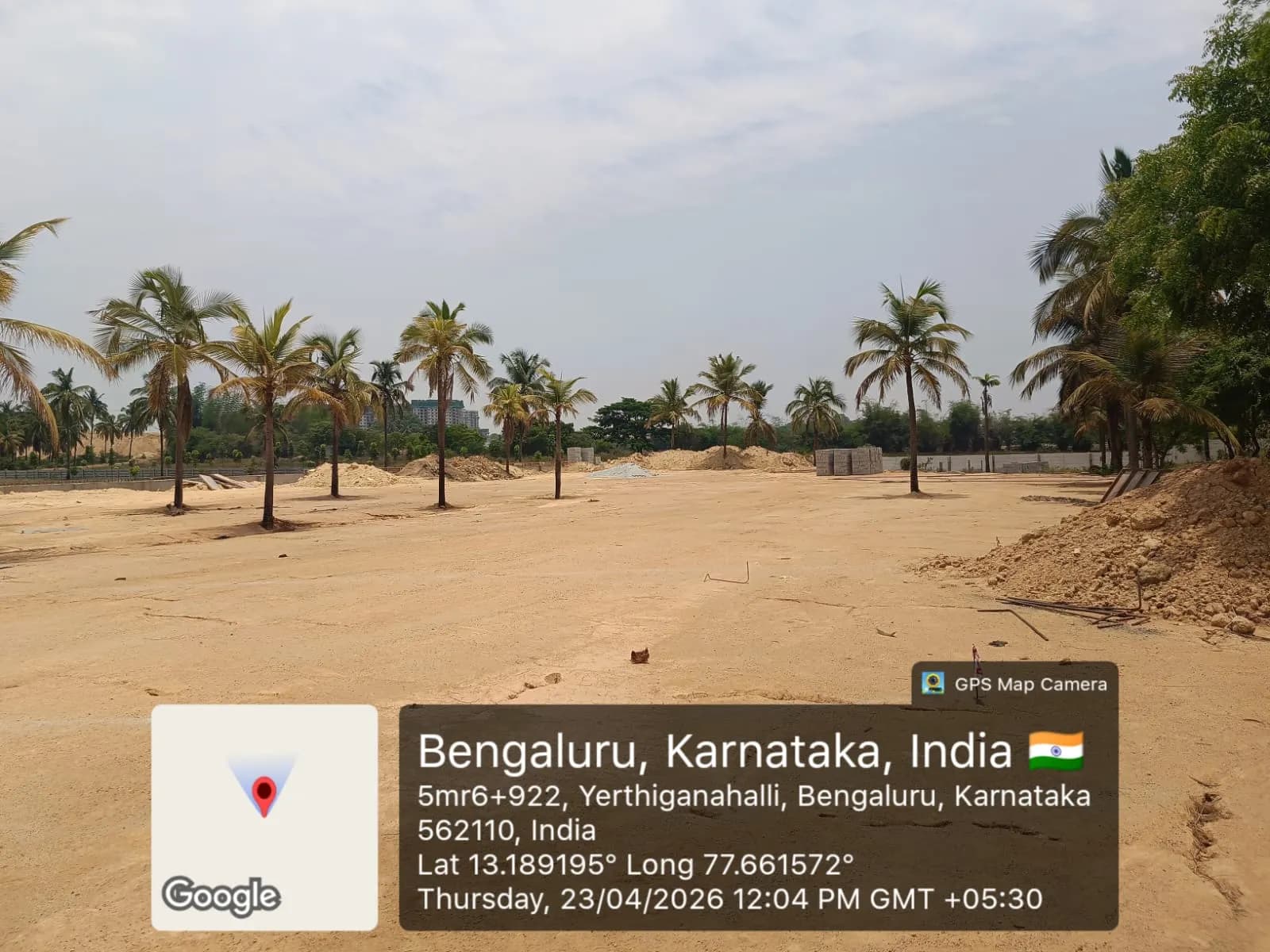 Heritage Enclave: Site photo filed with Karnataka RERA