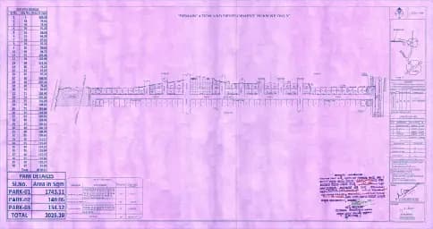 The Landmark: Approved Layout Plan/Demarcation Plan (filed with Karnataka RERA)