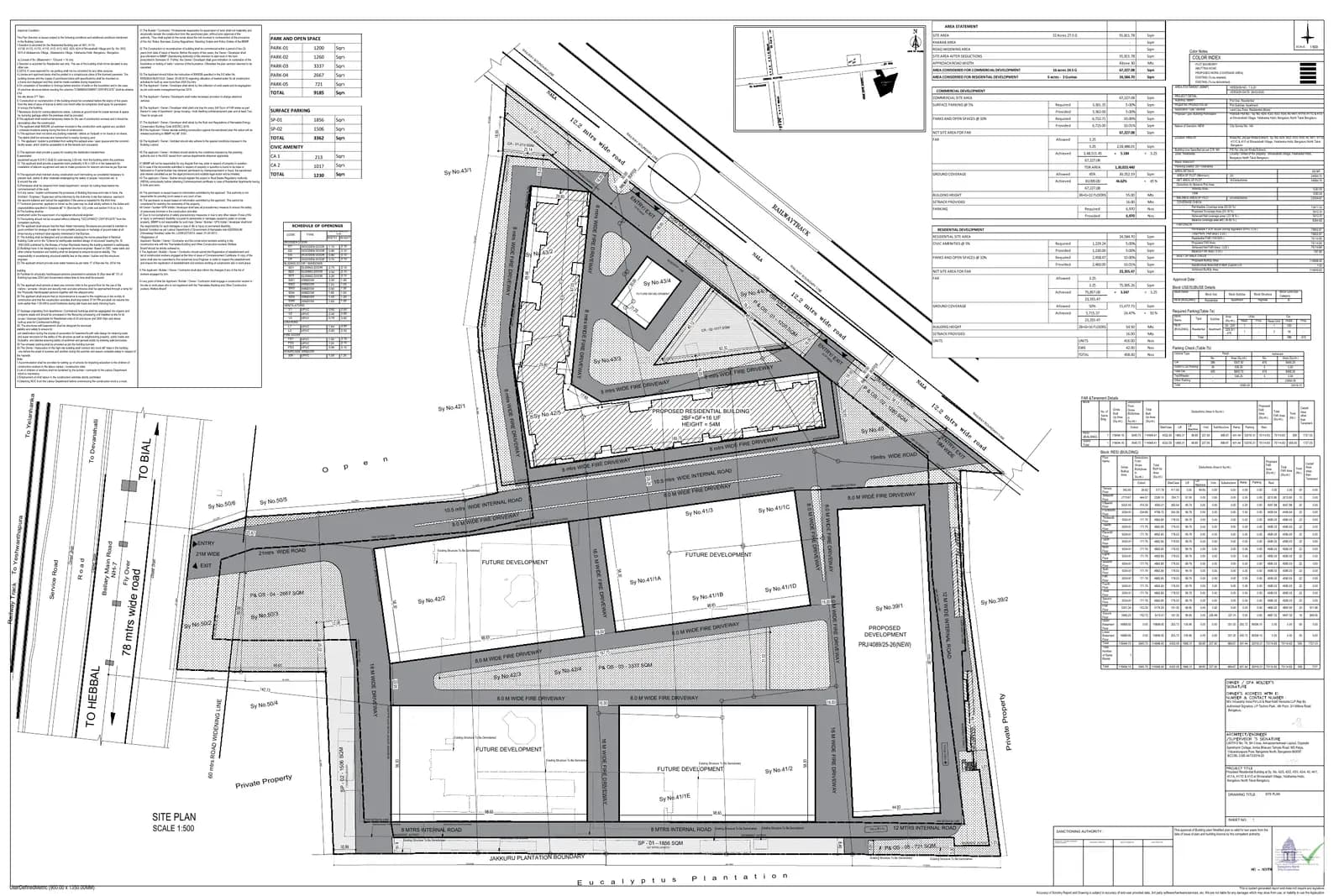 Century Astoria: Annexure R15 Building Plan, page 1 (filed with Karnataka RERA)