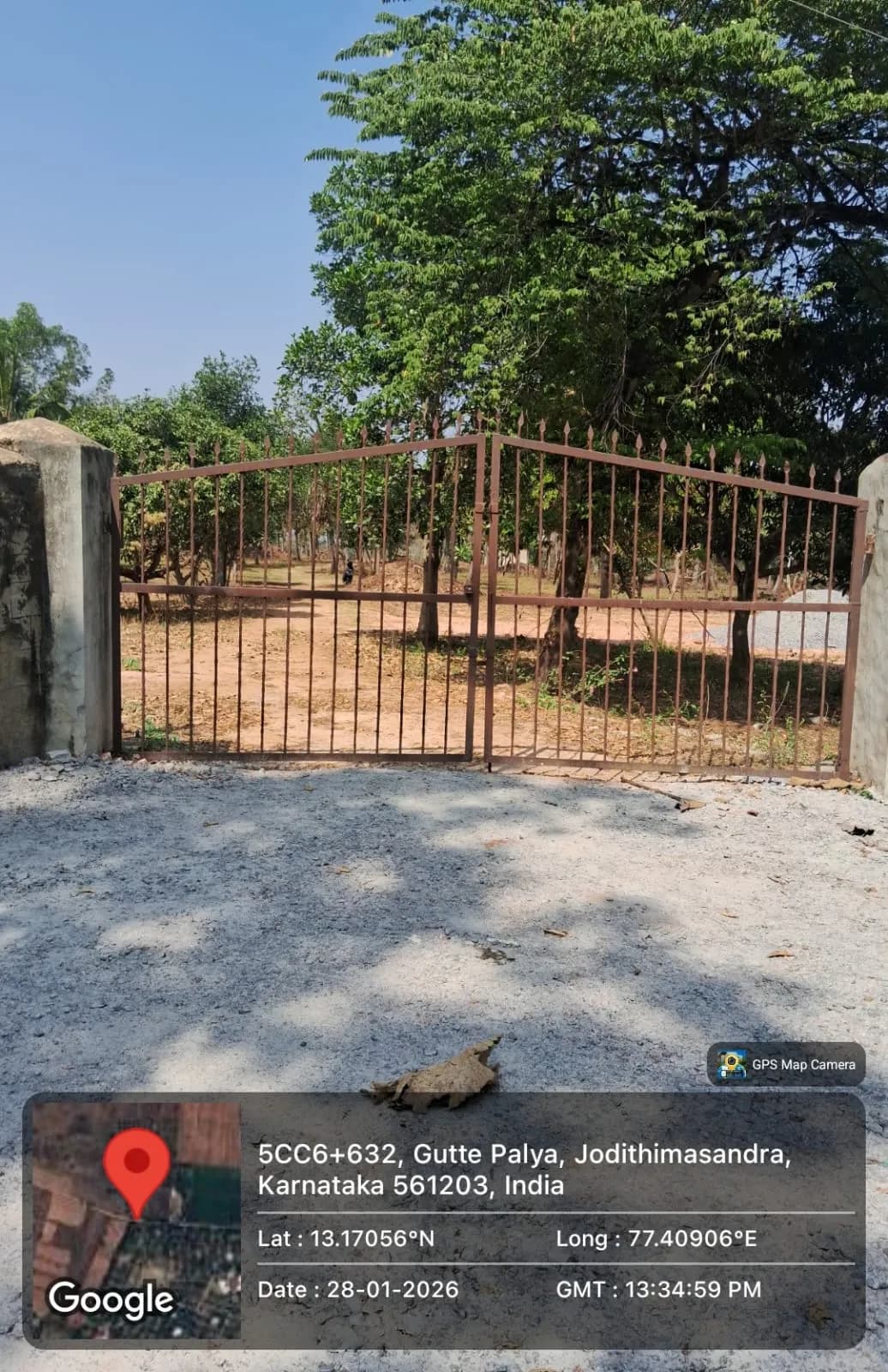 Chartered Gulmohar: Site photo filed with Karnataka RERA