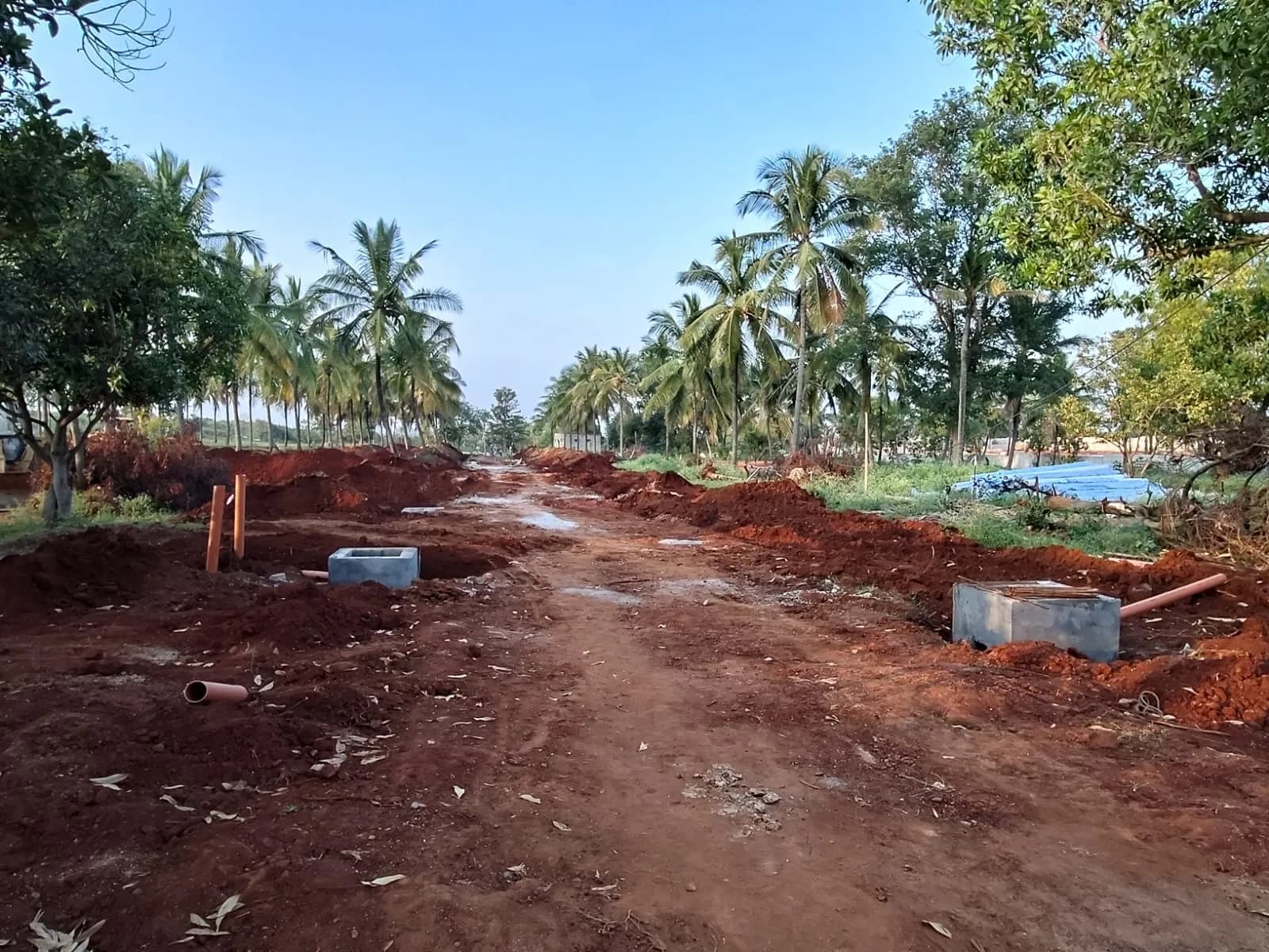 Chartered Gulmohar: Site photo filed with Karnataka RERA