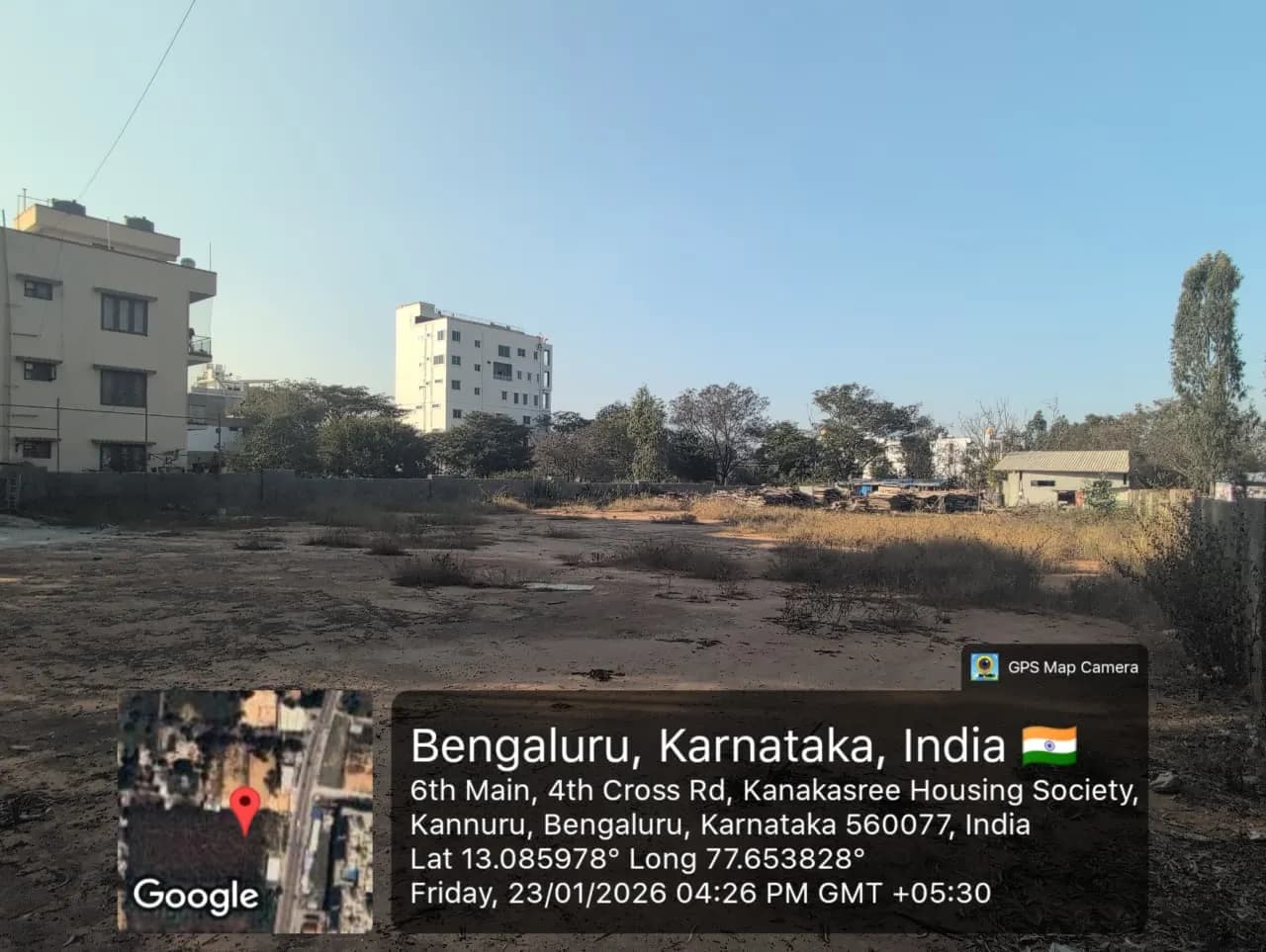 Classique Willowbell: Site photo filed with Karnataka RERA